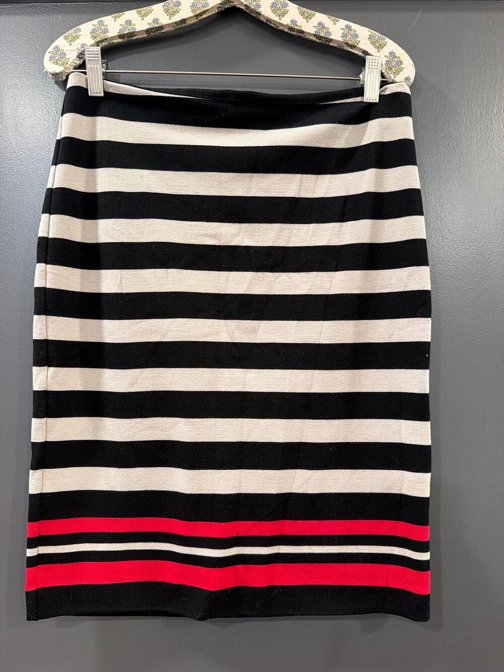 Elle women's multicolor stripe skirt 2 City Chic
